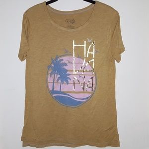 Havana Cold Crush Distressed Burnout Graphic Tee